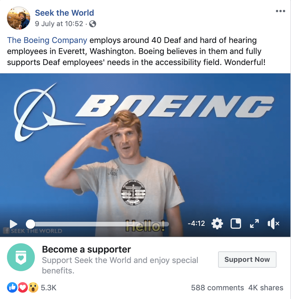Boeing Seek the World